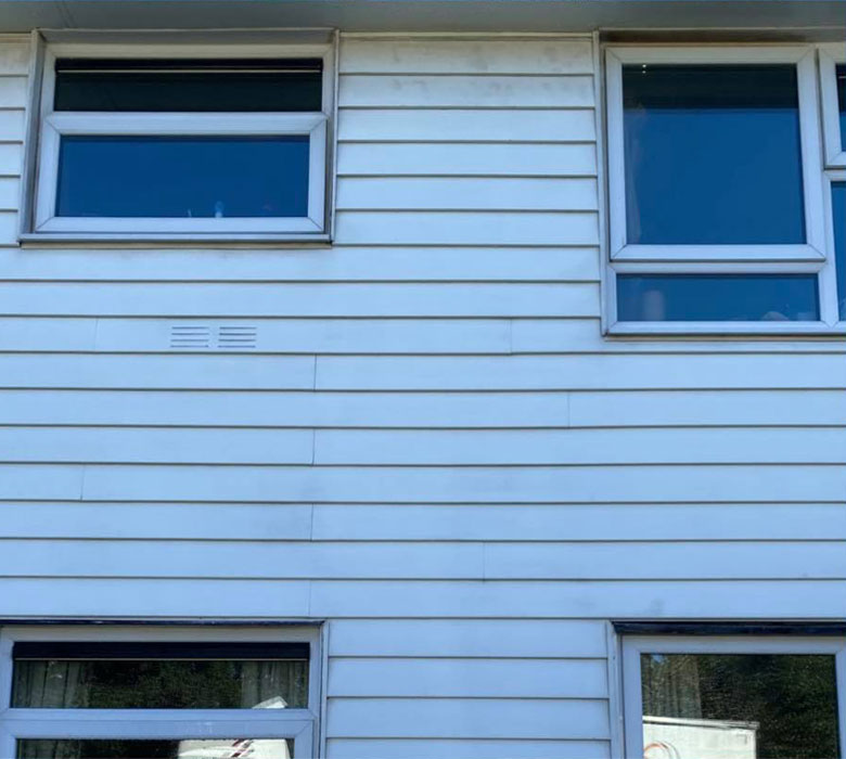 Cladding and Windows After Cleaning