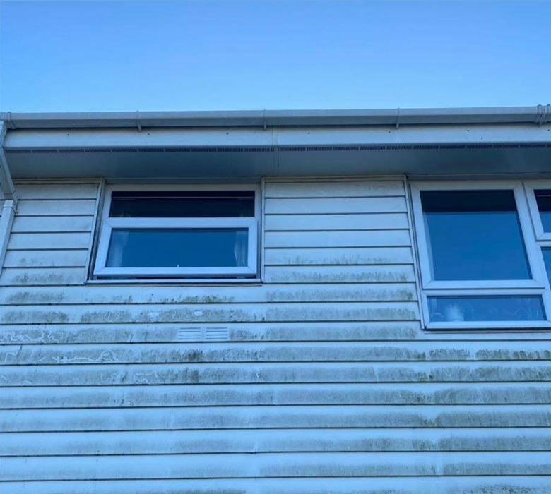 Cladding Before Cleaning